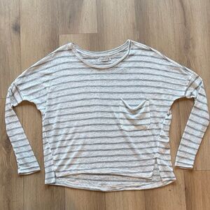 A&F Abercrombie & Fitch dolman sleeve striped tunic top M/L